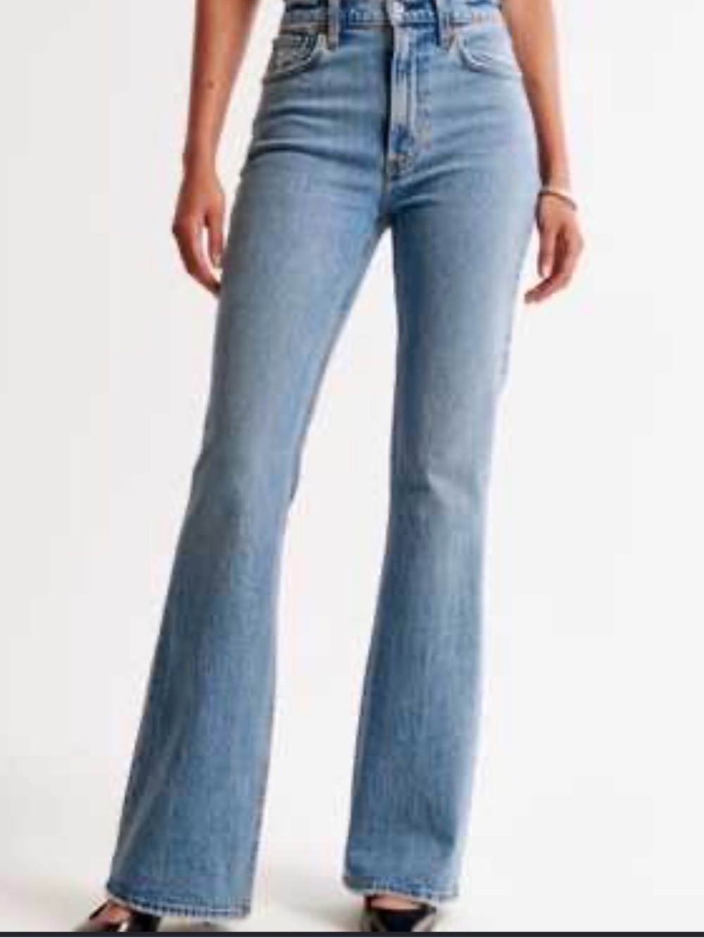 Abercrombie & Fitch 70s vintage flare high rise short